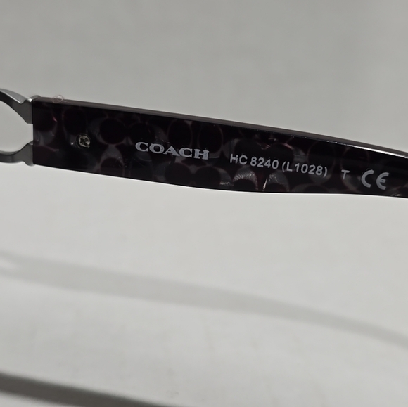 Coach Glasses Frames HC8240 55203B L1028 Oxblood Grey Pink Gradient With Case - Picture 6 of 6